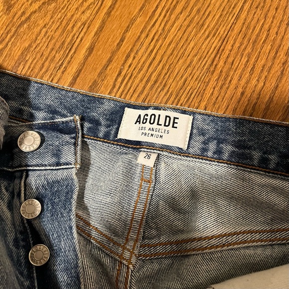 AGOLDE denim cutoff shorts - Picture 5 of 7